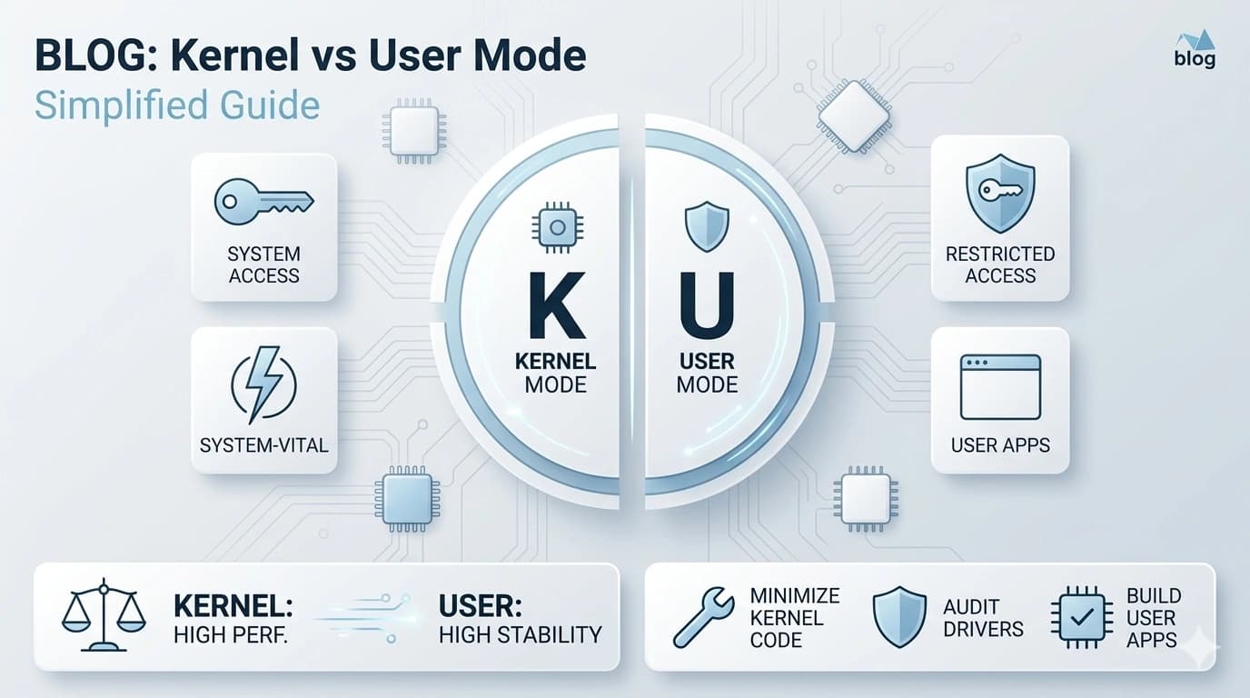 Kernel mode driver illustration