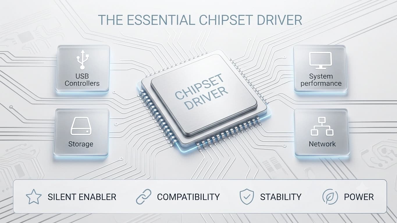 Chipset driver illustration