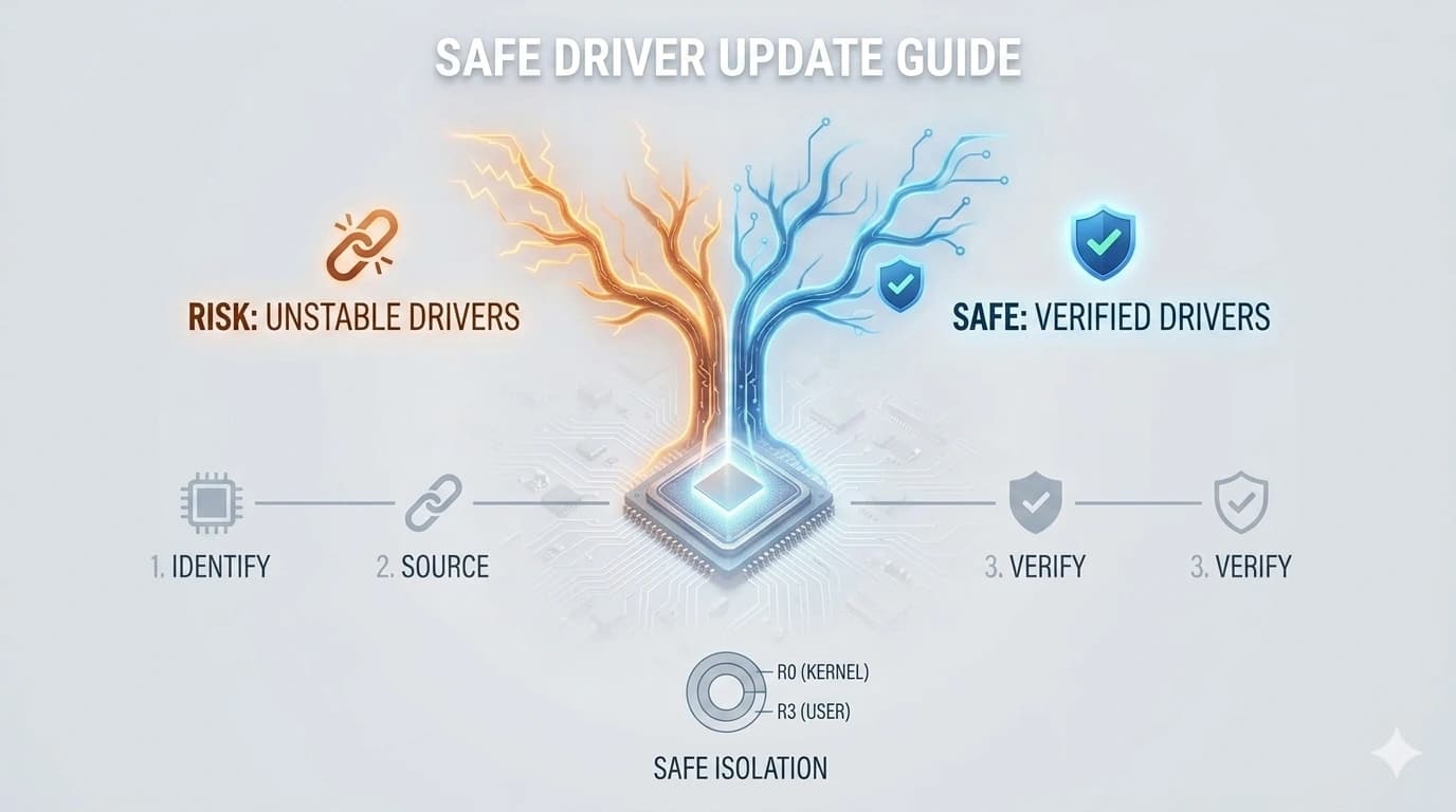 Driver update illustration