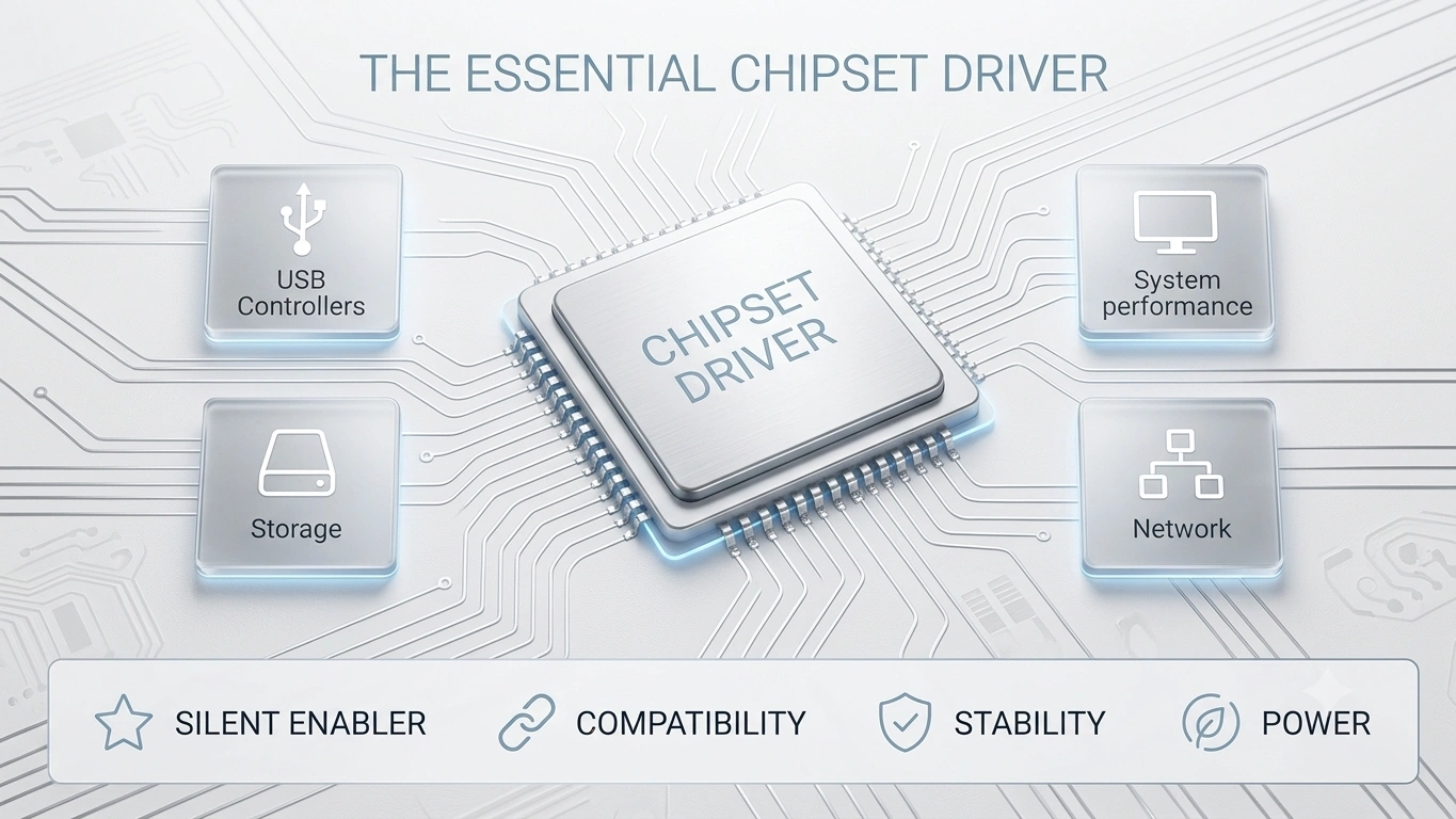 Chipset driver illustration