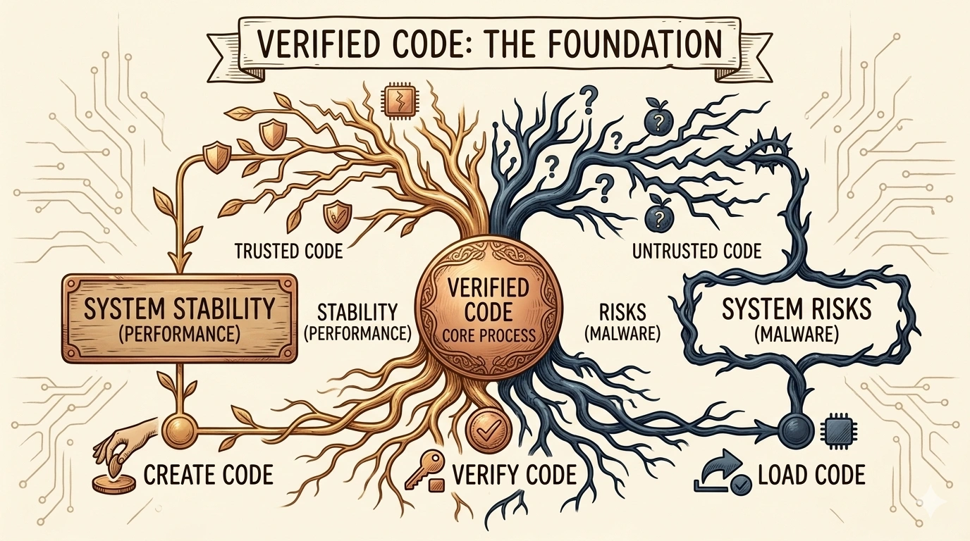 Driver signing explained illustration