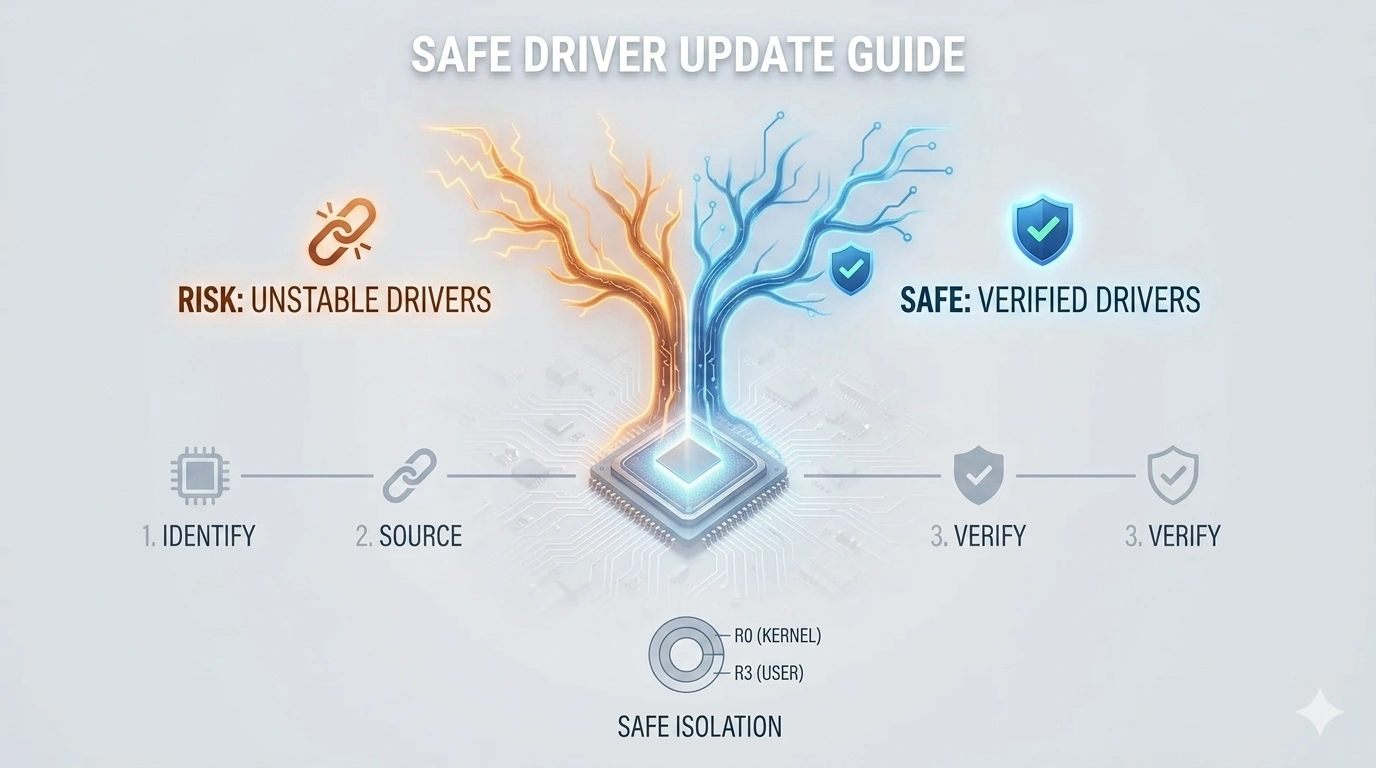 Driver update illustration